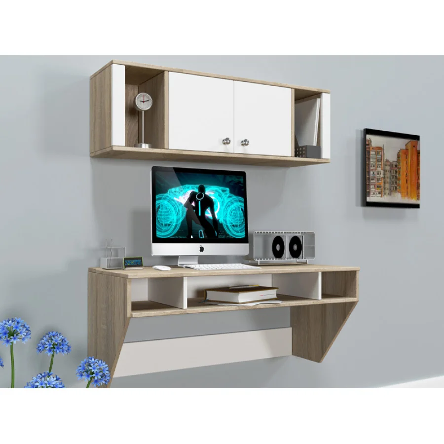 Wall-mounted computer desk Comfy-Home AirTable-II Kit DB, sonoma order